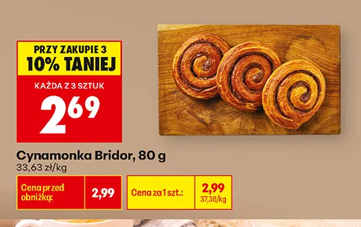Cynamonka Bridor promocja w Biedronka