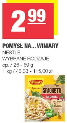 Pomysł na... winiary wybrane rodzaje promocja w SPAR