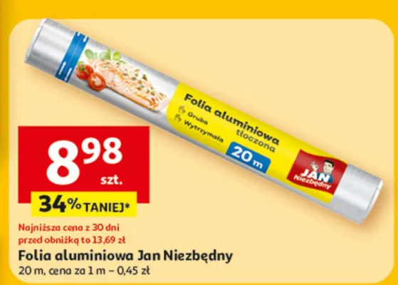 Folia aluminiowa promocja w Auchan