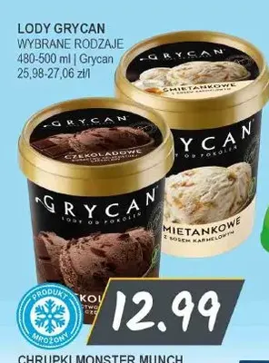 Lody Grycan promocja w Słoneczko