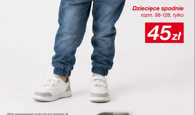 Dziecięce spodnie promocja w KiK