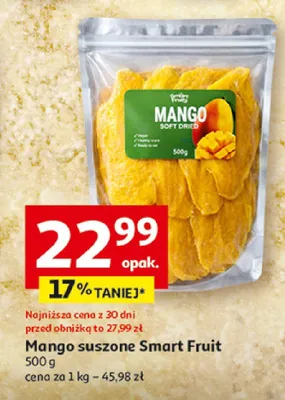 Mango suszone Smart Fruit promocja w Auchan