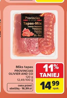 Miks tapas Provincias Olivier and Co promocja w Carrefour