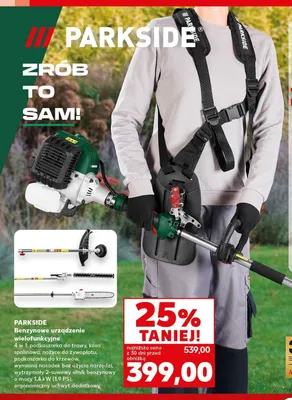 Benzynowe urządzenie wielofunkcyjne Parkside promocja w Kaufland