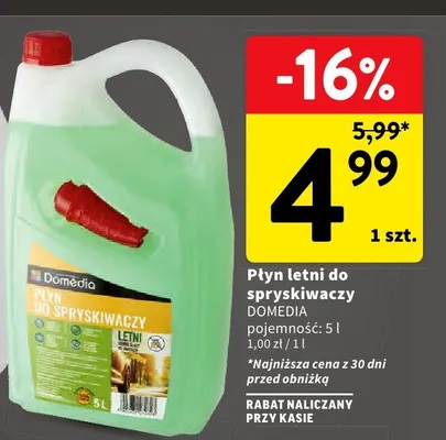 Płyn letni do spryskiwaczy pojemność: 5 l promocja w Intermarche
