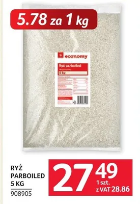 Ryż parboiled 5 kg promocja w Selgros