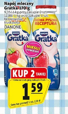 Napój mleczny Gratka promocja w Prim Market