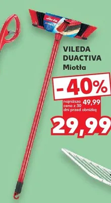Miotła Duactiva promocja w Kaufland