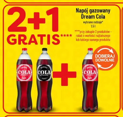 Napój gazowany Dream Cola Zero promocja w POLOmarket