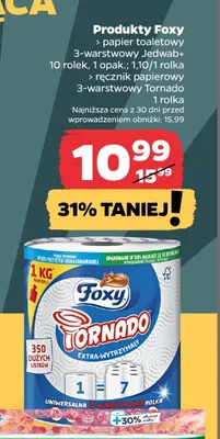 Ręcznik papierowy 3-warstwowy Tornado promocja w Netto