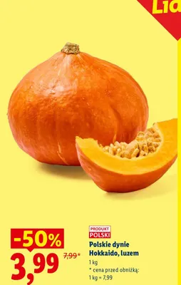 Dynie Hokkaido polskie promocja w Lidl