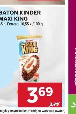 Baton Kinder Maxi King promocja w Stokrotka