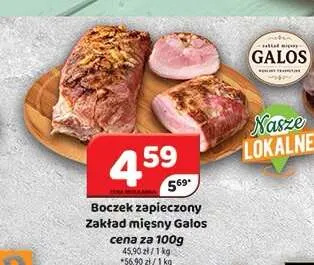 Boczek zapieczony Zakład Mięsny Galos promocja w Delfin