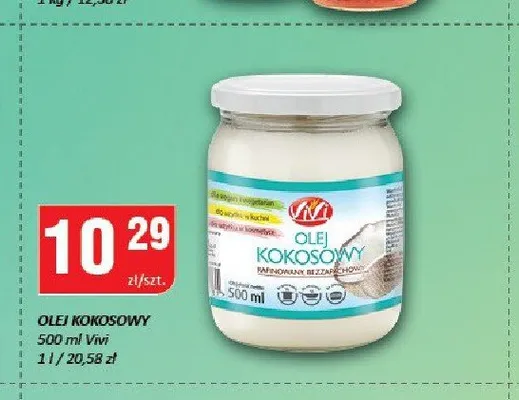 Olej kokosowy Vivi promocja w Chorten