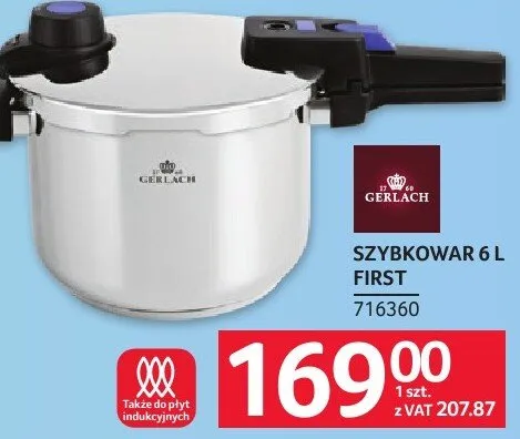 Szybkowar 6l Gerlach First promocja w Selgros