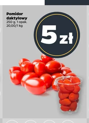 Pomidory daktylowe promocja w Netto
