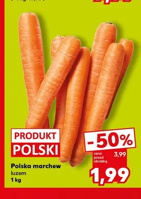 Marchew polska promocja w Kaufland