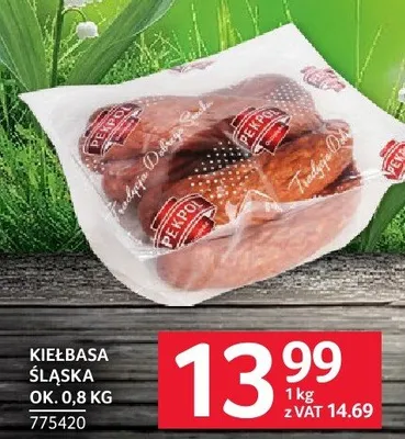 Kiełbasa śląska ok. 0,8 kg promocja w Selgros
