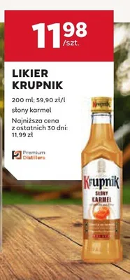 Likier Krupnik słony karmel promocja w Stokrotka