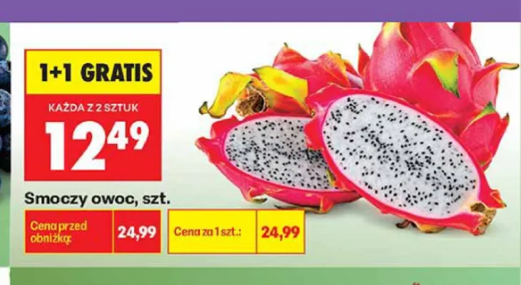 Smoczy owoc promocja w Biedronka