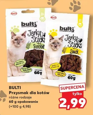 Przysmak dla kotów różne rodzaje promocja w Kaufland
