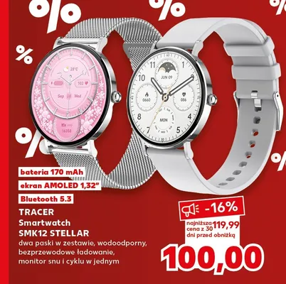 Smartwatch Tracer SMK12 Stellar promocja w Kaufland