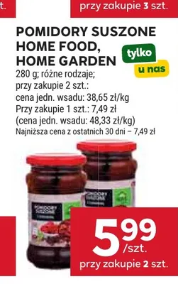 Pomidory suszone Home Garden promocja w Stokrotka