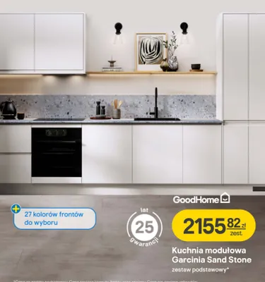 Kuchnia modułowa Garcinia Sand Stone promocja w Castorama