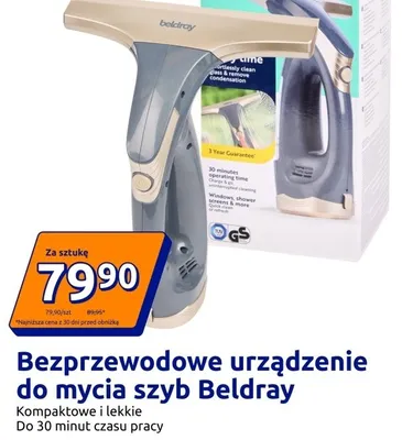 Bezprzewodowe urządzenie do mycia szyb promocja w Action