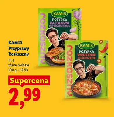 Przyprawy Rozkoszny Kamis promocja w Lidl