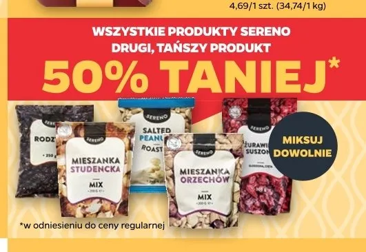 Mieszanka orzechów Sereno promocja w Netto