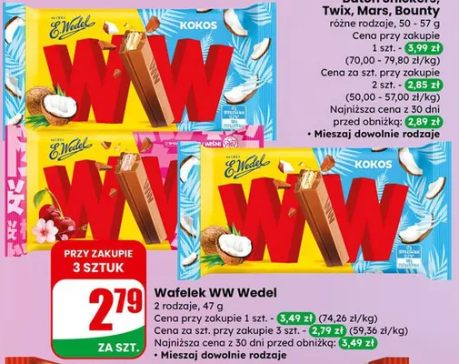 Wafelek WW Kokos promocja w Dino