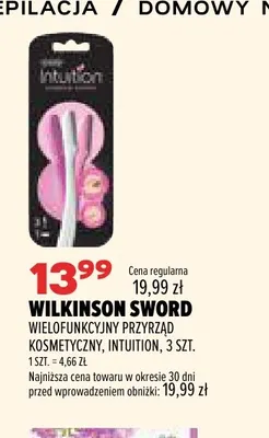 Wielofunkcyjny przyrząd kosmetyczny Intuition Wilkinson Sword promocja w Drogerie Natura