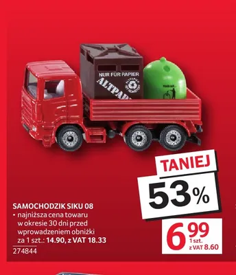 Samochodzik Siku 08 promocja w Selgros