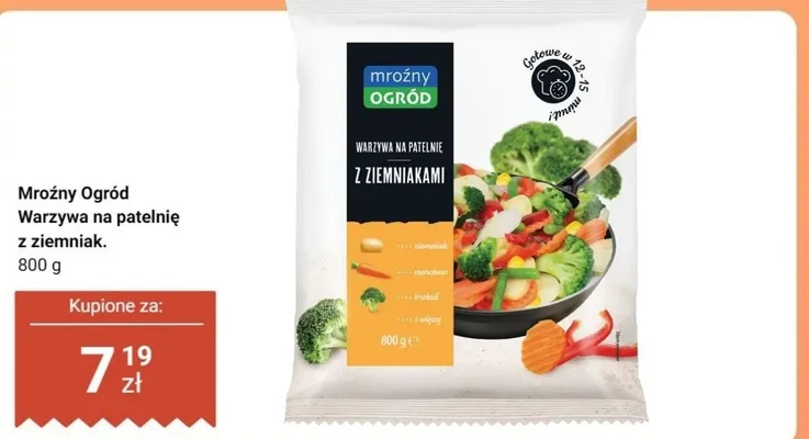 Warzywa na patelnię z ziemniakami promocja w Dino