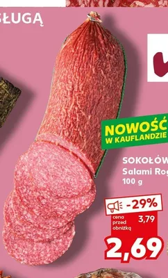 Salami Rogal Sokołów promocja w Kaufland