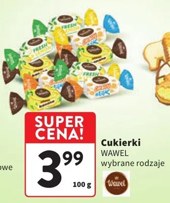 Cukierki wybrane rodzaje promocja w Intermarche