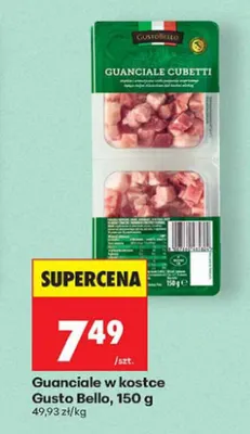Guanciale w kostce Gusto Bello promocja w Biedronka