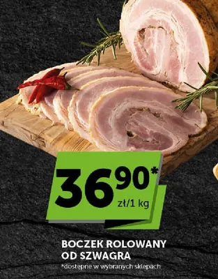 Boczek rolowany promocja w Groszek