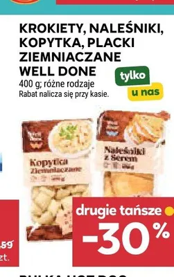 Kopytka Well Done promocja w Stokrotka