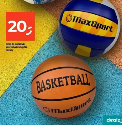 Piłka do koszykówki MaxSport promocja w Dealz