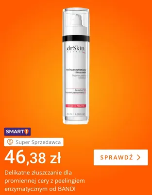 Peeling enzymatyczny złuszczający drSkin Clinic promocja w Allegro