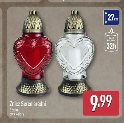 Znicz serce średni promocja w Aldi