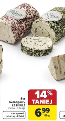 Ser twarogowy różne rodzaje promocja w Carrefour Market