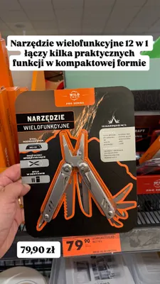 Narzędzie wielofunkcyjne Wild Trek Pro Series 12 w 1 promocja w Biedronka