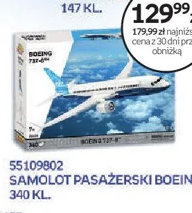 Klocki COBI 55109802 Samolot Pasażerski Boeing 340 kl. promocja w Empik