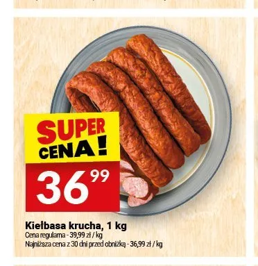 Kiełbasa krucha Białecki Wędzarnia promocja w Twój Market