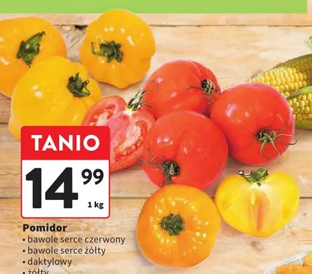 Pomidor żółty luz promocja w Intermarche