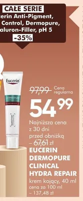 Krem kojący EUCERIN Dermopure Clinical Hydra Repair 40ml promocja w Super-Pharm