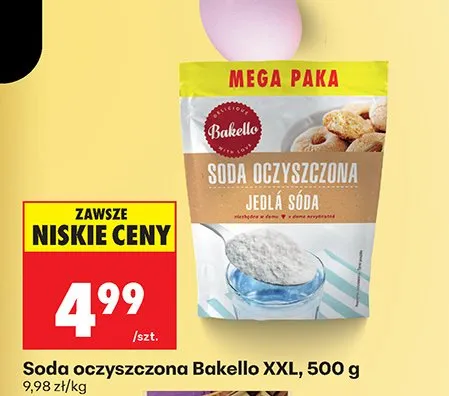 Soda oczyszczona XXL promocja w Biedronka